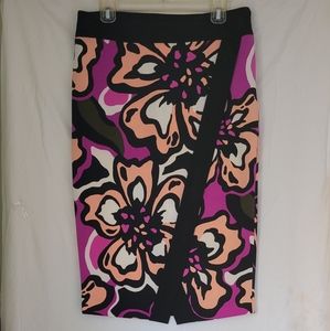 Black multicolor skirt by Worthington, size 10.